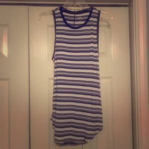 GAP Luxe tank Navy/white small